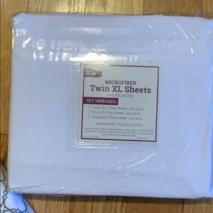 White twin xl sheets